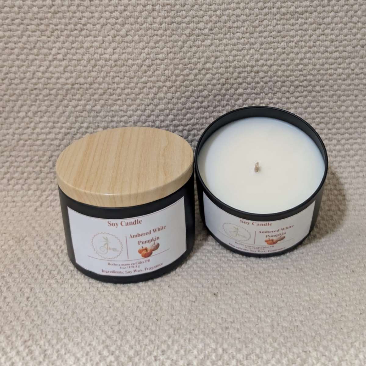 White Pumkin Vela de Soya