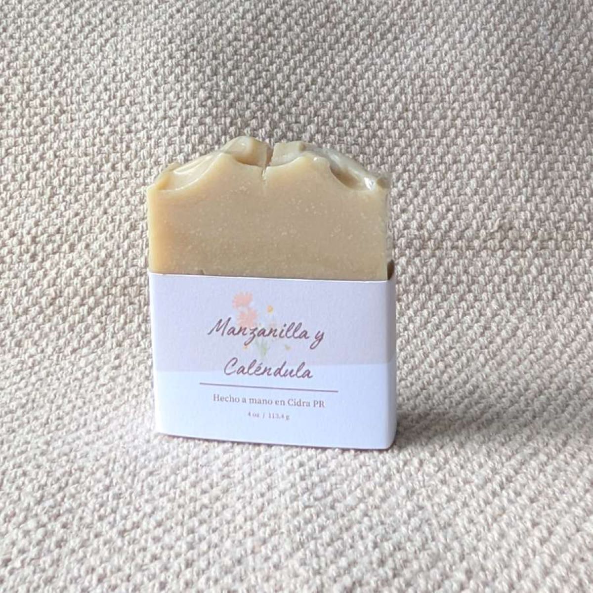 Jabón saponificado de Manzanilla y caléndula