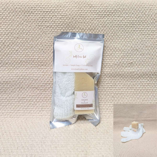 Sample Soap•Exfoliating Glove